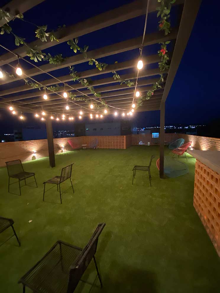 Roof garden, jardines y exteriores